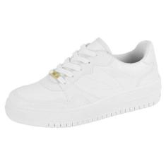 Tênis Feminino Casual Dia a Dia Moderno Clássico Vizzano, Branco, 37