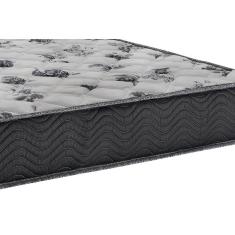 Cama Box Baú Solteiro: Colchão Espuma Ortobom D33 - Ep Iso 100 Ultra Firme + Base Crc Suede Brown