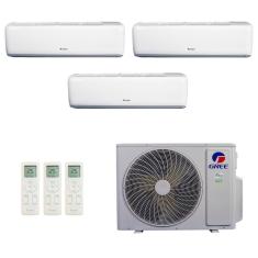 Ar-Condicionado Multi Split Inverter R-32 Gree 24.000 (2x Evap HW 9.000 + 1x Evap HW 18.000) Quente/Frio 220V