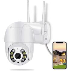 Câmera Externa Ip Prova D'água Infravermelho Externa Wifi Hd Com Detec