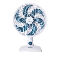 Ventilador de Mesa 30cm Super Vento Maxis Branco e Azul 50W V-30-MX-W,