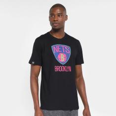 Camiseta NBA Brooklyn Nets Masculina-Masculino