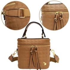 BOLSA FEMININA MAO E TRANSVERSAL - GOLDEN FENIX-Feminino