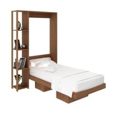Cama Articulada Solteiro Para Colchão 88 X 188Cm Multimóveis Vcr35033 Amêndoa Amêndoa
