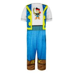 Fantasia Pirata Jack e Os Piratas Infantil Macacão Longo P 2 - 4 - Fan