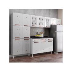 Cozinha Completa Mirage New Aço 3 Peças (2Aéreos+1Paneleiro) CZ31 Bran