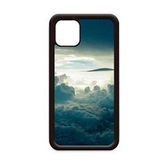 Capa cinza céu nuvens brancas para iPhone 11 Pro Max para Apple Mobile Case Shell