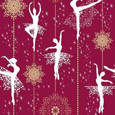Papel de Parede Bailarina Star Vinho