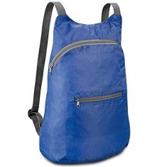 Mochila Dobrável Compacta Ripstop TopGet (Azul)