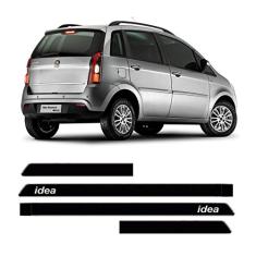 Friso Lateral Borrachão Fiat Idea 2005 a 2016 4 Portas 6210a