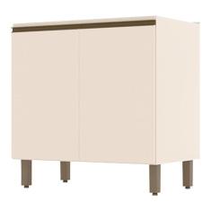 Balcão 2 Portas 80 cm Évelin Off White - Henn