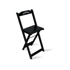 Banqueta Bistrô De Madeira Dobravel Jack Daniel`s Preta Ideal Cor: Preto