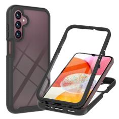 Capa para Samsung Galaxy A15 5G, à prova de poeira, à prova de choque, com protetor de tela temperado integrado, capa protetora para celular resistente para Samsung A15 5G 6,5 polegadas