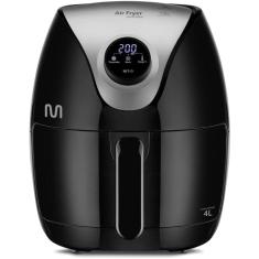 Fritadeira Elétrica Air Fryer 4L Digital 1500W 127V Multi GO205 Preto