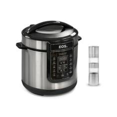 Panela de Pressão Elétrica Digital EPP60DI 220V Eos com Moedor Sal e P