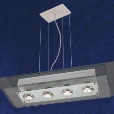 Pendente de Vidro Retangular 70cm x 30cm 142 Pantoja & Carmona