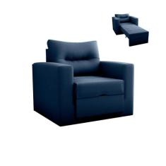 Sofá Cama Solteiro Para Decoração Quarto Confortável - Suede - Sv Deco