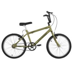 Bicicleta Aro 20 Ultra Bikes Freio V Brake sem Marcha , Verde oliva fo