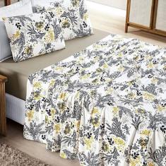 Jogo lençol King Malha Milly 4pç 100% Algodão - Bloss - Lilly Home Enx