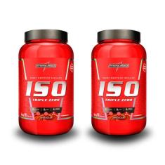 Kit com 2 Iso Triple Zero - Whey Protein Isolado - 900g cada - Integra