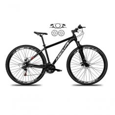 Bicicleta Aro 29 Absolute Nero 5 Alumínio 21v Freio A Disco Hidráulico Garfo Suspensão - Preto Tam.21