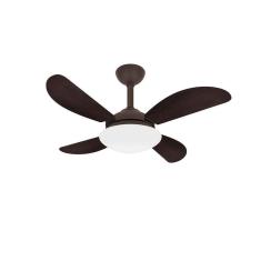 Ventilador De Teto Fly Marrom 4 Pás Silencioso Ventax 220V