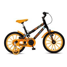 Colli Bike, Bicicleta Dinos Spinossauro Aventuras, Aro 16, quadro 12", Com Freios V-Brake, Com Rodas de Apoio e Capa Corrente