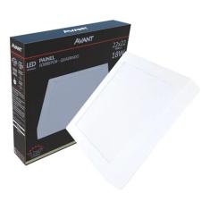 Painel Plafon Led Quadrado Sobrepor 18W Neutro 4000K