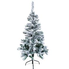 Árvore De Natal Pirineus Verde Flocos De Neve 1,20M An4203