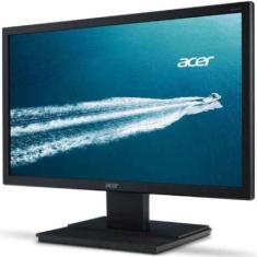 Monitor Acer 19,5 Led 1366x768 Wide Hdmi Vga Vesa V206HQL - Preto