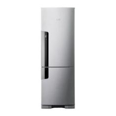 Geladeira Consul Frost Free Duplex 397 litros Evox com freezer embaixo - CRE44BK
