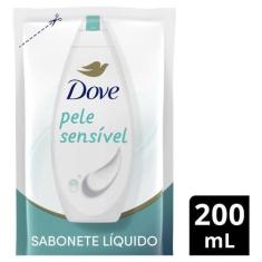 Sabonete Líquido Dove Pele Sensivel Refil Sache 200ml - Dove Men