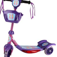 Patinete Scooter Meninas Criança Infantil 2 á 5-anos - Lilás