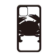 Capa para iPhone 11 Pro Max com estampa de caranguejo preto para Apple Mobile Case Shell