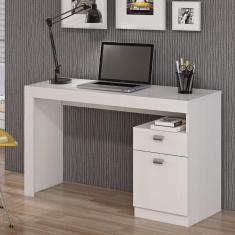 Escrivaninha Melissa com 1 Porta e 1 Gaveta - Branco 