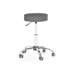 Banqueta Mocho Sem Encosto Com Regulagem De Altura - Preto