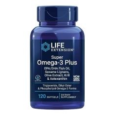 Super Omega 3 Plus Krill e Astaxantina (120 Cápsulas) Life Extension
