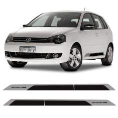 Faixa Polo Sportline 2014 Adesivo Preto Modelo Original - SPORTINOX