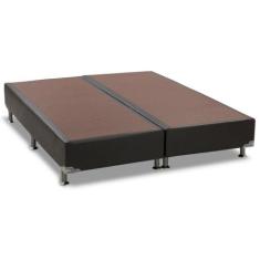 Cama Box Base Queen Universal Courano Nero Black (158x198x20) - Ortobo