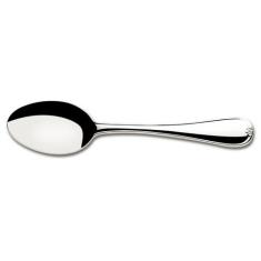 Colher para sobremesa vicenza em aco inox acabamento alto brilho com d