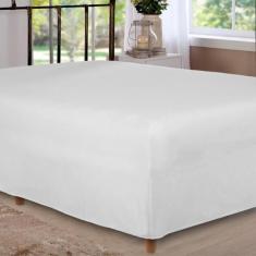 Lençol Box Conjugado Unibox Solteiro Branco Arrumadinho Enxovais