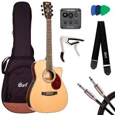 Violão Cort Elétrico Com Bag L150-Oc Natural Concert & Fishman