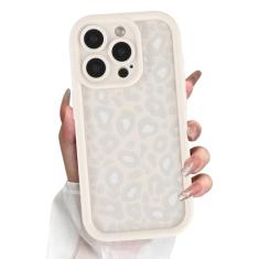 Yomjew Capa de telefone com estampa de chita para iPhone 15 Pro Max de 6,7 polegadas, linda estampa de lente de câmera completa, design estético, macia, fina, protetora de TPU (poliuretano