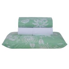 Jogo de Lençol Solteiro Home Style 180 Fios 3 Peças - Jade Verde