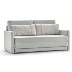 Sofá-cama 2 Lugares Mh-1606 Herval 146 Cm Colchão Casal Linho Cinza C