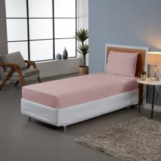 Jogo Lençol Solteiro 2 Peças 140 Fios Liso Ponto Palito