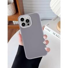 Yetagso Capa para iPhone 13 Pro Max, capa de telefone com forro de microfibra de silicone para iPhone 13 Pro Max, capa protetora de borracha gel à prova de choque antiarranhões para iPhone 13 Pro Max,