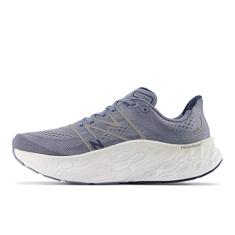 New Balance Fresh Foam X More V4 Tênis de corrida masculino, Cinza ártico/índigo natural, 41