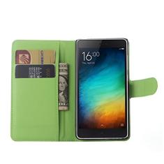 Capa para Xiaomi Mi 4i – Capa carteira com suporte de couro PU Manyip para Xiaomi Mi 4i, capa de proteção de telefone estilo empresarial, capa com [compartimentos para dinheiro e cartão]