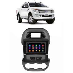 Kit Multimídia Android Ford Ranger 2012 2013 2014 2015 2016 XL 7" Tv O